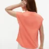 Tricou pentru copii Flip cu logo floral din paiete
