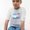 Tricou pentru copii Tommy cu logo graffiti Tricou pentru copii Tommy cu logo graffiti
