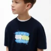 Tricou pentru copii Tommy cu logo graffiti Tricou pentru copii Tommy cu logo graffiti