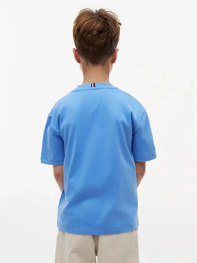 Tricou pentru copii Tommy cu logo graffiti Tricou pentru copii Tommy cu logo graffiti
