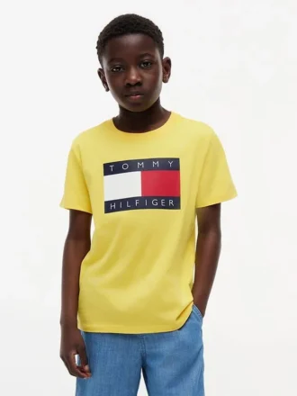 Tricou pentru copii Tommy cu logo steag