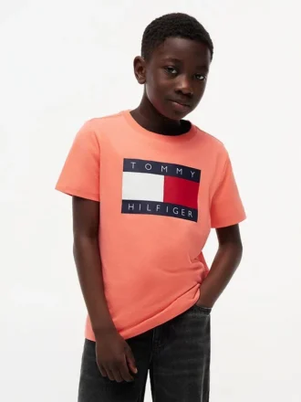 Tricou pentru copii Tommy cu logo steag