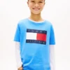 Tricou pentru copii Tommy cu logo steag