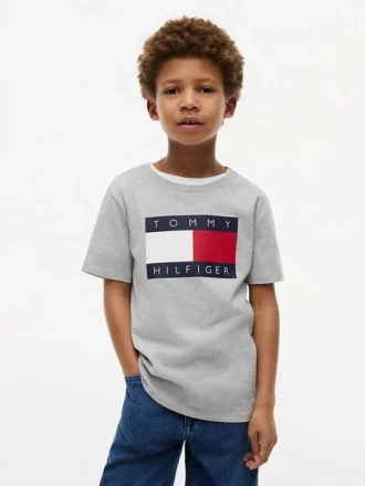 Tricou pentru copii Tommy cu logo steag