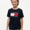 Tricou pentru copii Tommy cu logo steag