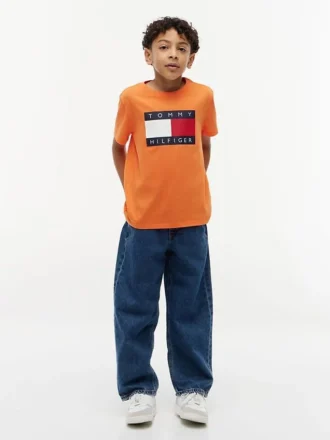 Tricou pentru copii Tommy cu logo steag