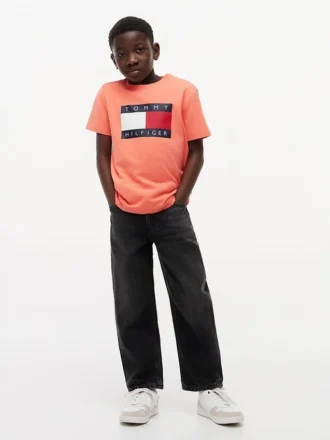 Tricou pentru copii Tommy cu logo steag