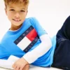Tricou pentru copii Tommy cu logo steag