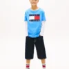 Tricou pentru copii Tommy cu logo steag