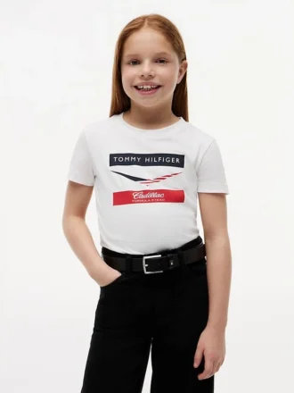 Tricou pentru copii Tommy x Cadillac F1® Team Chevron
