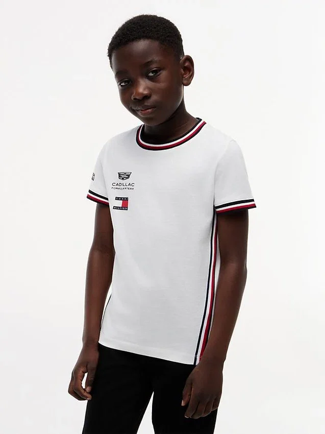 Tricou pentru copii Tommy x Cadillac F1® Team Replica Tricou pentru copii Tommy x Cadillac F1® Team Replica