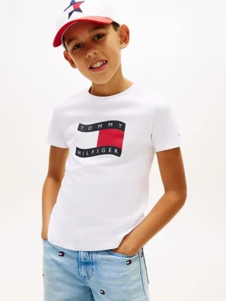 Tricou pentru copii Wavy Flag