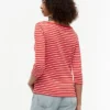 Tricou slim fit cu guler barcă Tricou slim fit cu guler barcă