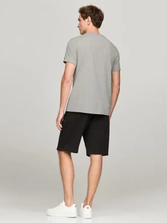 Tricou slim fit cu logo Tommy brodat