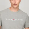 Tricou slim fit cu logo Tommy brodat Tricou slim fit cu logo Tommy brodat