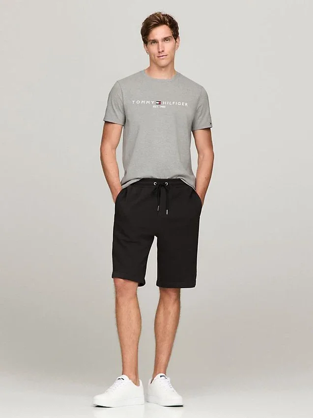 Tricou slim fit cu logo Tommy brodat Tricou slim fit cu logo Tommy brodat