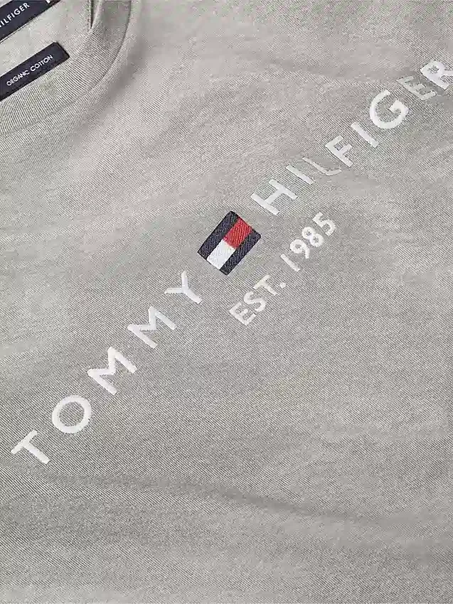Tricou slim fit cu logo Tommy brodat Tricou slim fit cu logo Tommy brodat