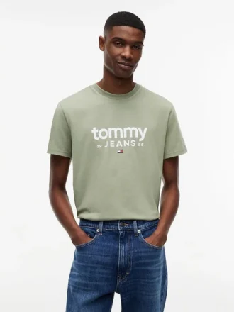 Tricou slim fit cu logo Tommy Jeans