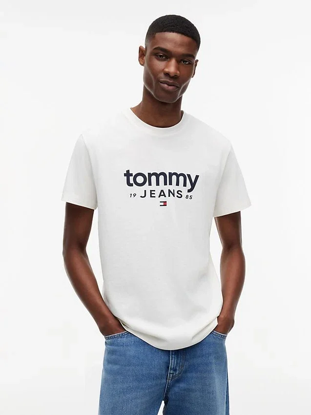 Tricou slim fit cu logo Tommy Jeans Tricou slim fit cu logo Tommy Jeans