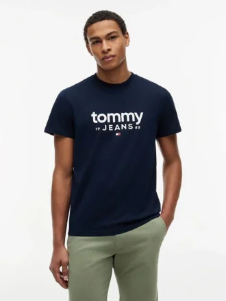 Tricou slim fit cu logo Tommy Jeans