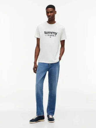 Tricou slim fit cu logo Tommy Jeans