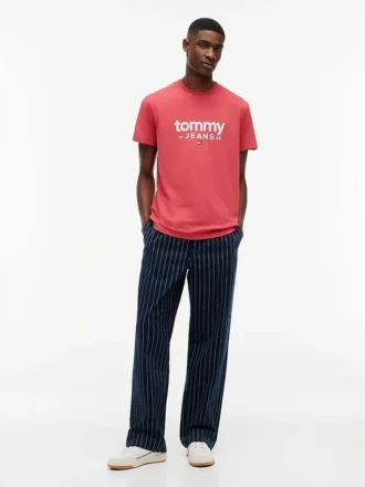 Tricou slim fit cu logo Tommy Jeans