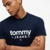 Tricou slim fit cu logo Tommy Jeans Tricou slim fit cu logo Tommy Jeans