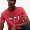 Tricou slim fit cu logo Tommy Jeans Tricou slim fit cu logo Tommy Jeans