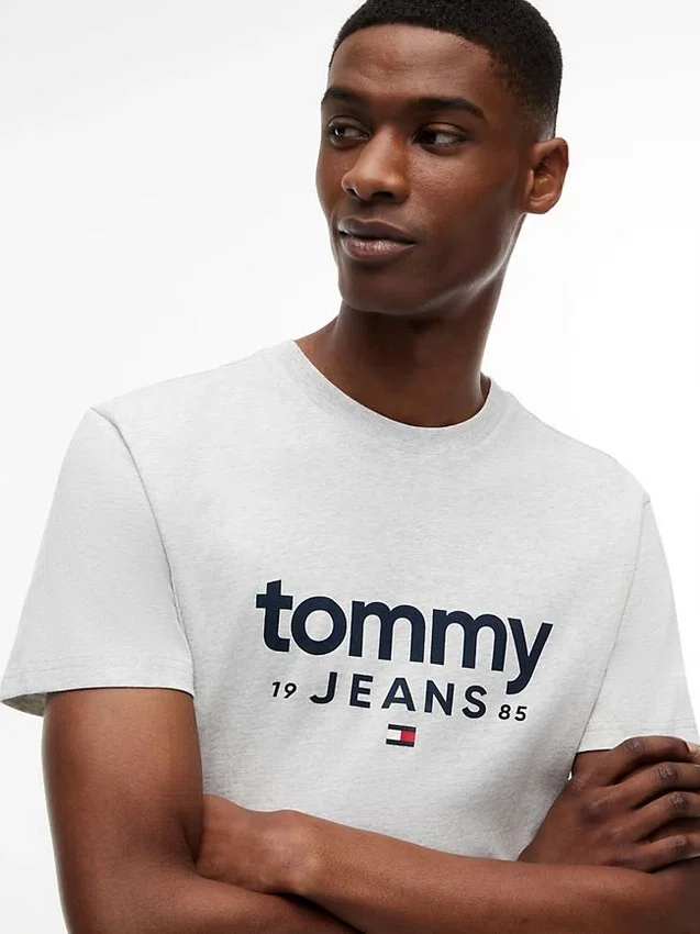 Tricou slim fit cu logo Tommy Jeans Tricou slim fit cu logo Tommy Jeans