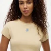 Tricou slim fit cu monogramă Tricou slim fit cu monogramă