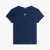 Tricou slim fit cu monogramă script Tricou slim fit cu monogramă script