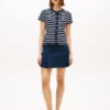 Tricou slim fit cu nasturi Tricou slim fit cu nasturi