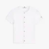Tricou slim fit cu nasturi Tricou slim fit cu nasturi
