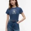 Tricou slim fit vopsit în întregime, cu logo Crest Tricou slim fit vopsit în întregime, cu logo Crest