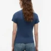 Tricou slim fit vopsit în întregime, cu logo Crest Tricou slim fit vopsit în întregime, cu logo Crest