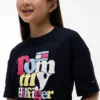 Tricou Tommy cu imprimeu puff pentru copii