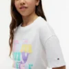 Tricou Tommy cu imprimeu puff pentru copii