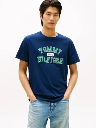 Tricou Tommy cu logo Varsity