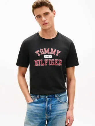 Tricou Tommy cu logo Varsity
