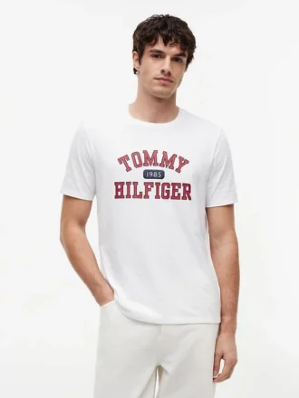 Tricou Tommy cu logo Varsity