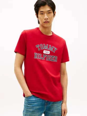 Tricou Tommy cu logo Varsity