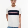 Tricou Tommy Jeans cu bandă cu logo-ul caracteristic Tricou Tommy Jeans cu bandă cu logo-ul caracteristic