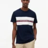 Tricou Tommy Jeans cu bandă cu logo-ul caracteristic Tricou Tommy Jeans cu bandă cu logo-ul caracteristic