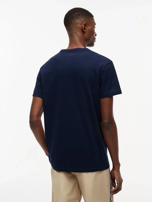 Tricou Tommy Jeans cu bandă cu logo-ul caracteristic Tricou Tommy Jeans cu bandă cu logo-ul caracteristic