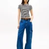 Tricou Tommy Jeans cu bordură ondulată