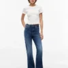 Tricou Tommy Jeans cu croi slim și drapaj