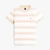 Tricou Tommy Jeans cu croială regular și dungi