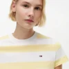 Tricou Tommy Jeans cu dungi de rugby