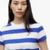 Tricou Tommy Jeans cu dungi de rugby