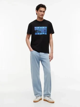 Tricou Tommy Jeans cu imprimeu fotografic